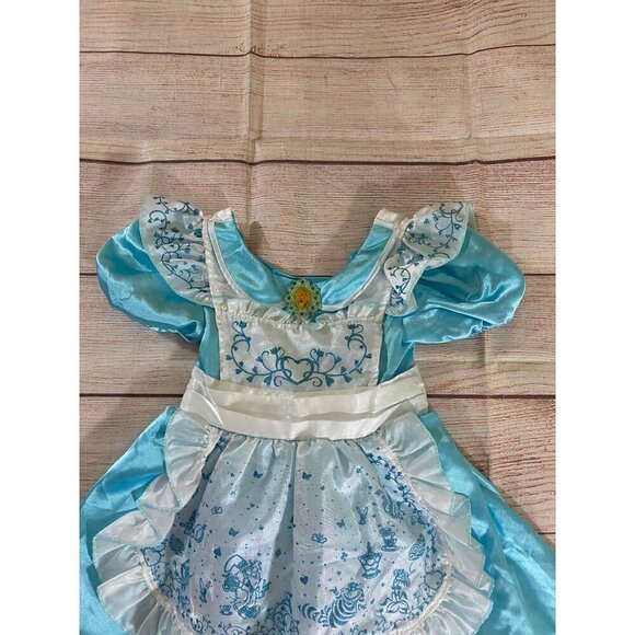 Disney Store Official Toddlers Alice In Wonderland Girls Cosplay Costume Dress - - Picture 4 of 11